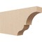 Ekena Millwork 2in. W x 6in. H x 12in. L Asheboro Woodgrain TimberThane Rafter Tail, Primed Tan RFTUR02X06X12ASHRCPR - alternate 1